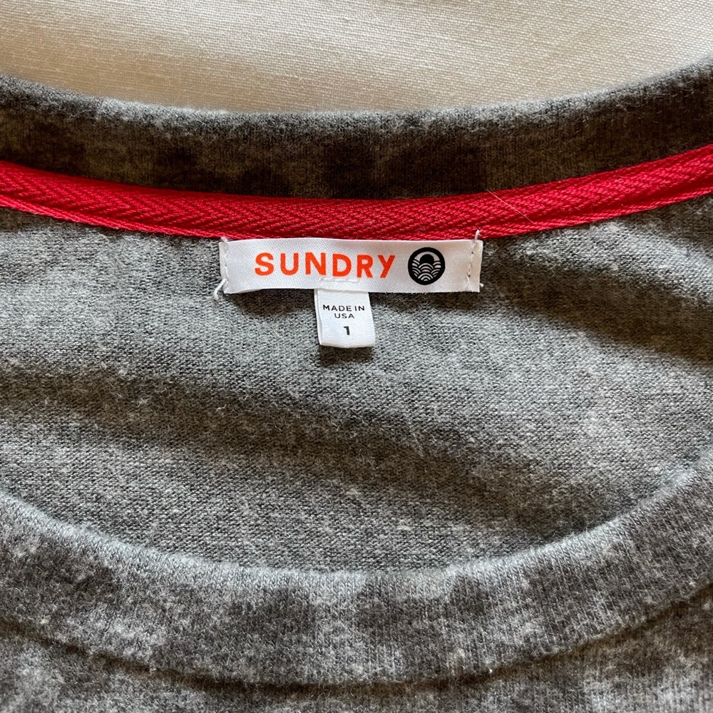 Sundry Ruched Leopard Mini Dress - Picture 4 of 7